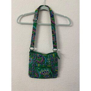 Vera Bradley emerald green hipster crossbody purse